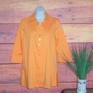 Lifestyle Attitude Button Front Tunic Top - Women’s Small NWT